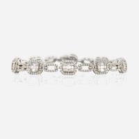A diamond and white gold bracelet, Simon G