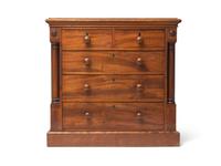 A Miniature William IV Mahogany Chest of Drawers