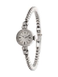 ROLEX, WHITE GOLD AND DIAMOND WRISTWATCH