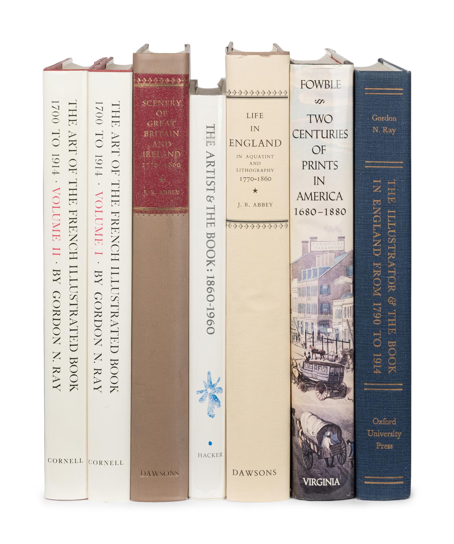 [ART AND ILLUSTRATION -- BIBLIOGRAPHIES]. A group of 7 works, comprising: