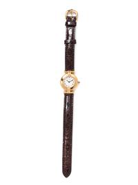 An 18 Karat Yellow Gold 'Rivoli' Wristwatch, Cartier,