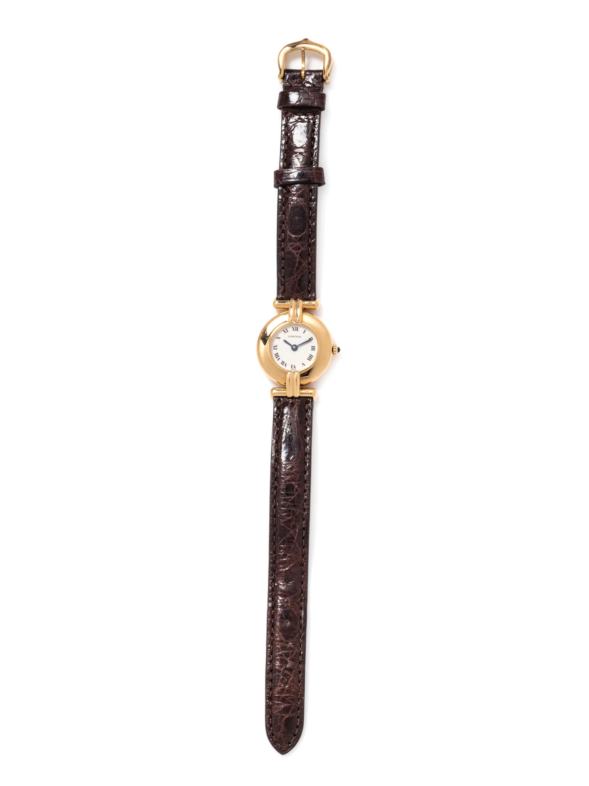 An 18 Karat Yellow Gold 'Rivoli' Wristwatch, Cartier,