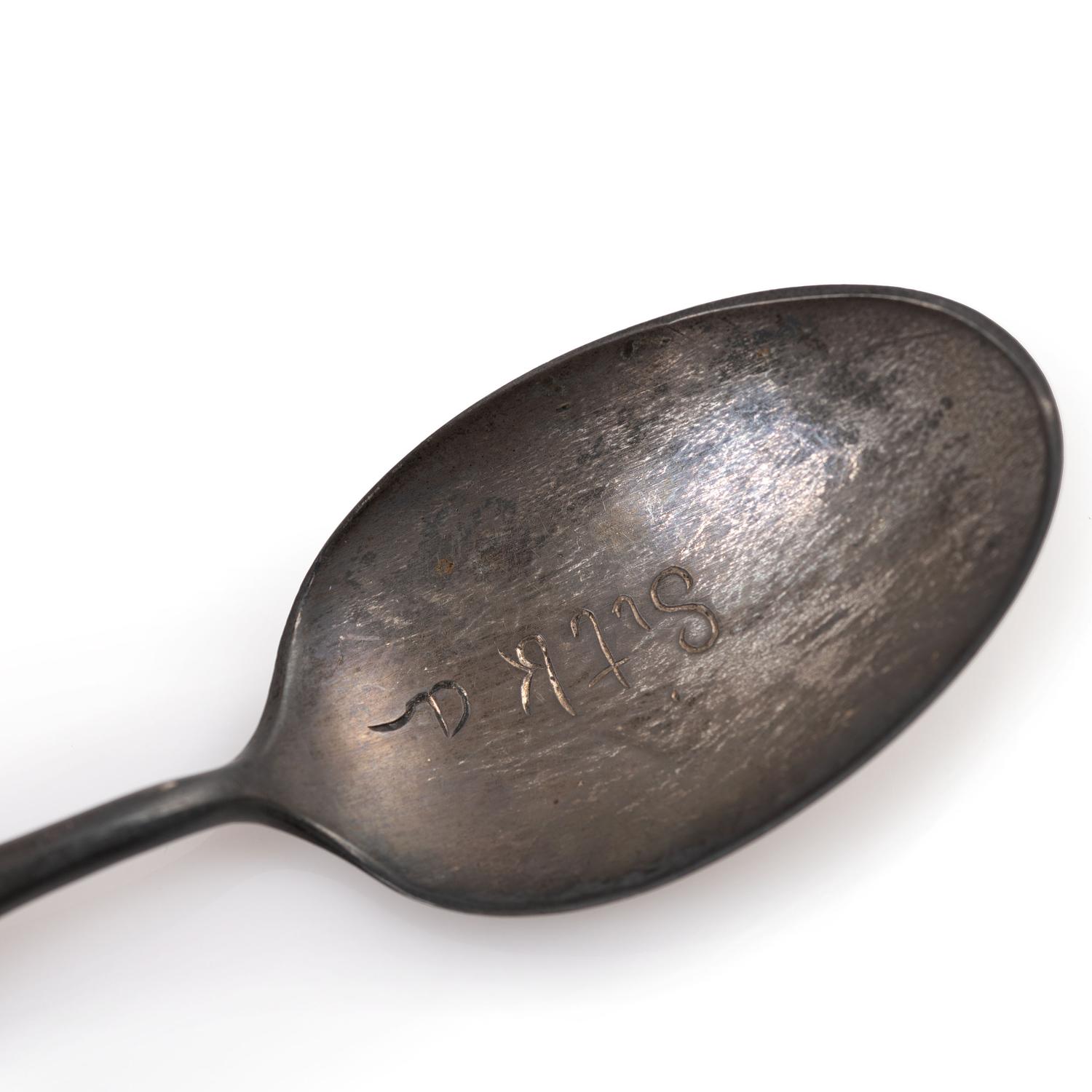 Northwest Coast German Silver Souvenir Spoon