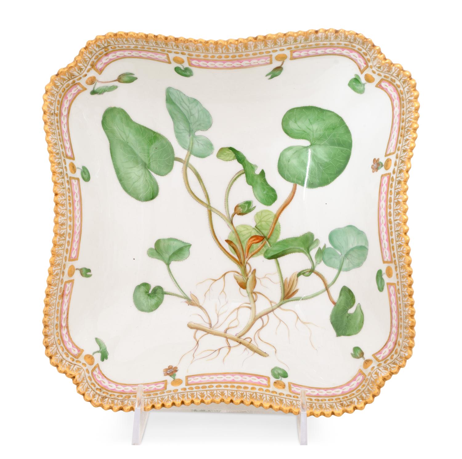 Three Royal Copenhagen Flora Danica Porcelain Table Articles