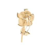 HAMMERMAN BROTHERS, DIAMOND EN TREMBLANT FLOWER BROOCH