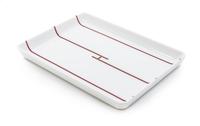 An Hermes Porcelain Sushi Plate, 6 x 4 1/2 inches.