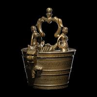 A Nuremberg Brass Insert Weight Set