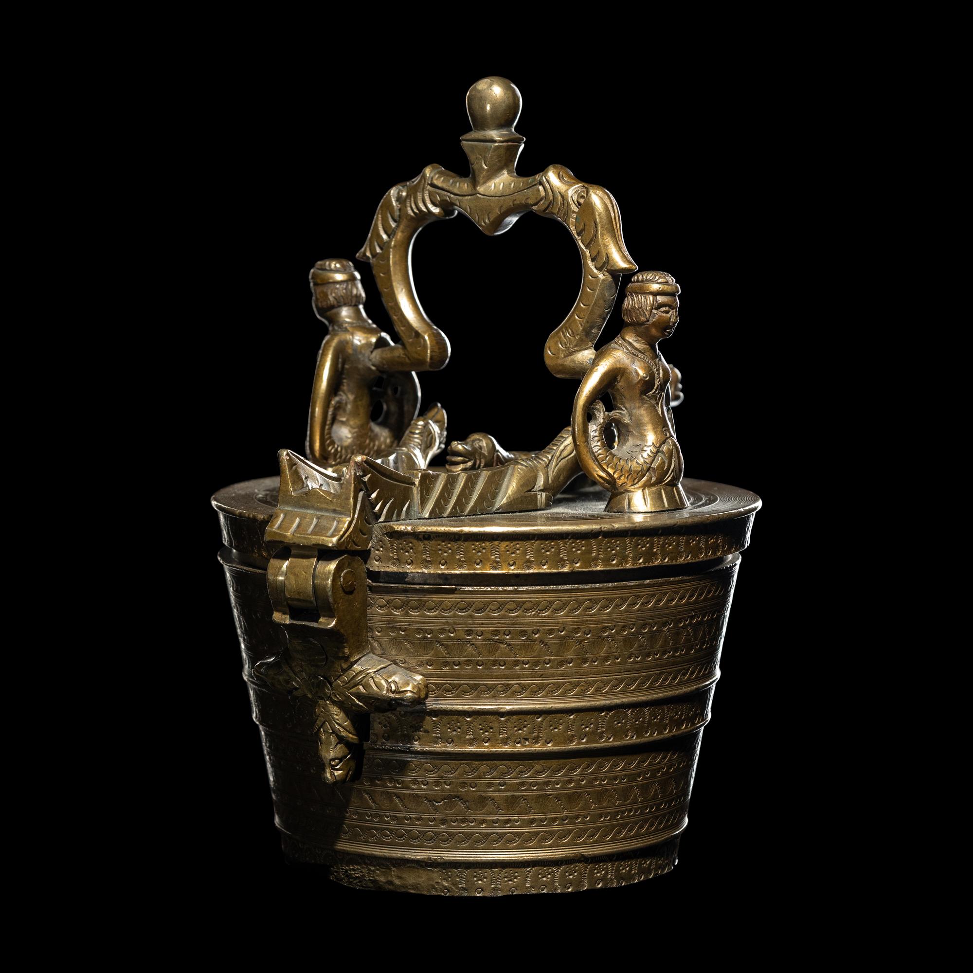 A Nuremberg Brass Insert Weight Set
