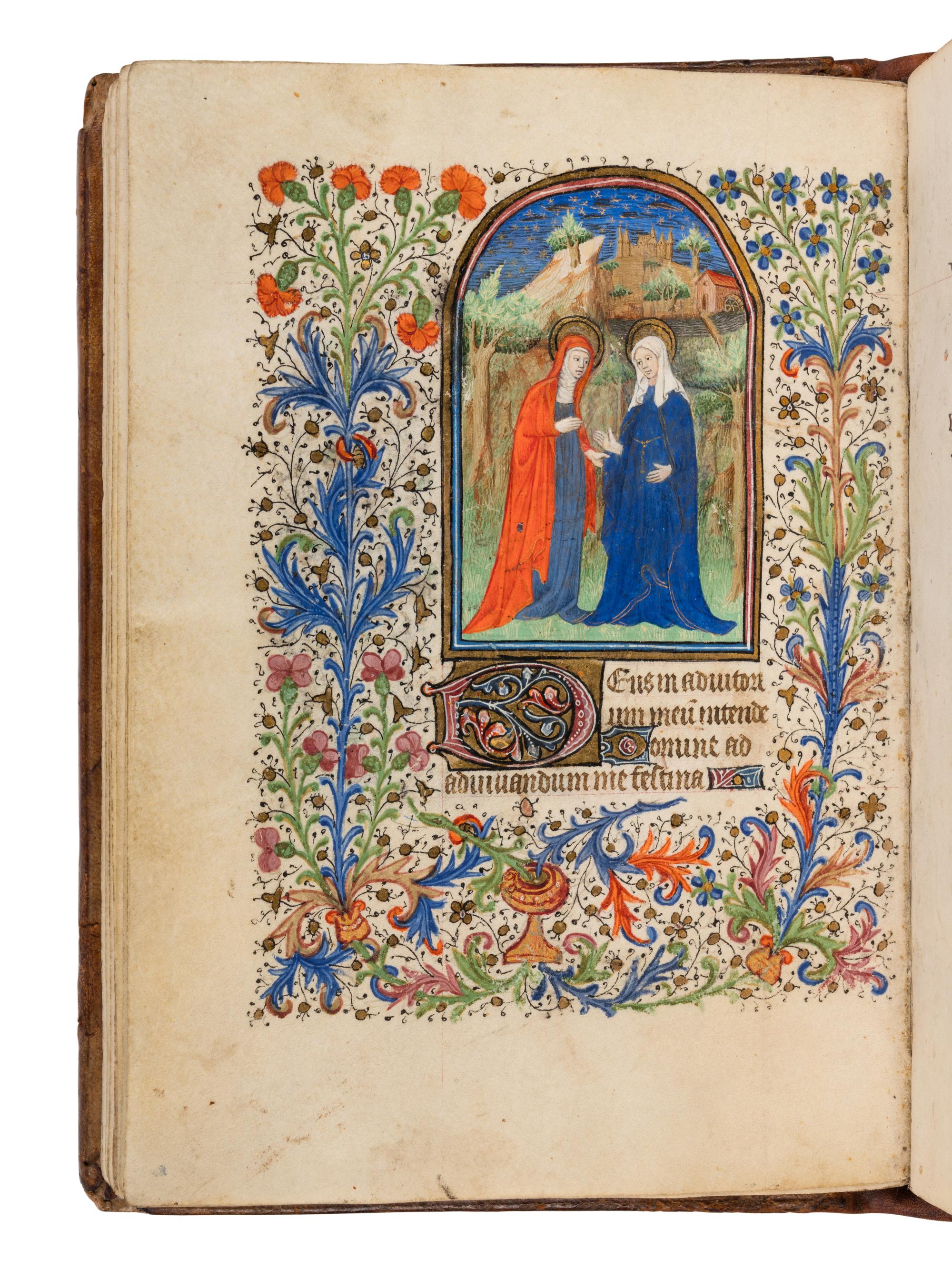 MASTER OF THE HARVARD HANNIBAL AND WORKSHOP (active Paris, c. 1420-1440) The Anne Seurot Hours, use unidentified, in Latin and French, illuminated manuscript on parchment [Paris, c. 1420-1430]