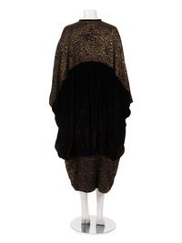 Velvet and Lamé Jacquard Evening Coat, 1910s