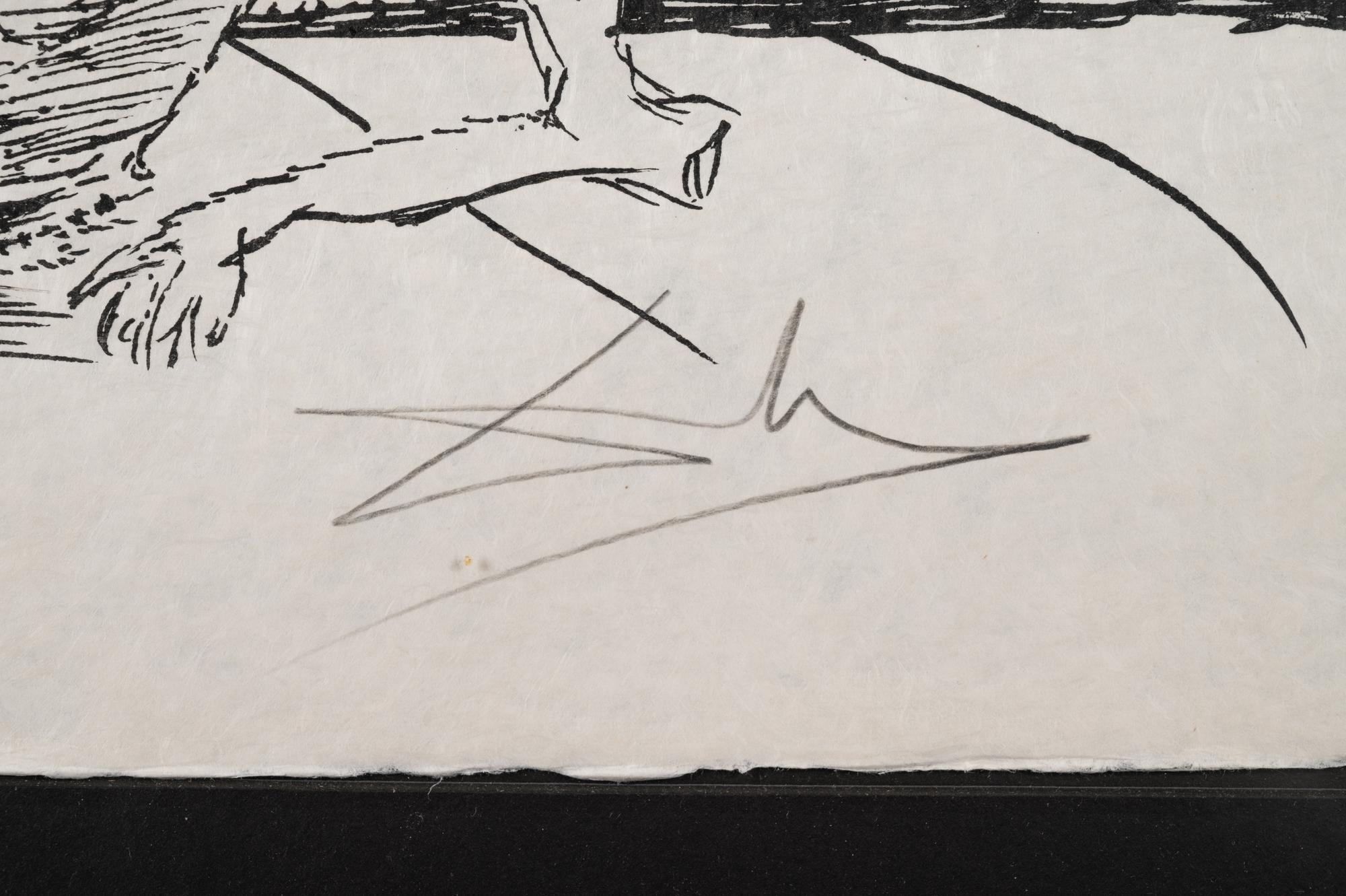 One plate from Les Songes Drôlatiques de Pantagruel