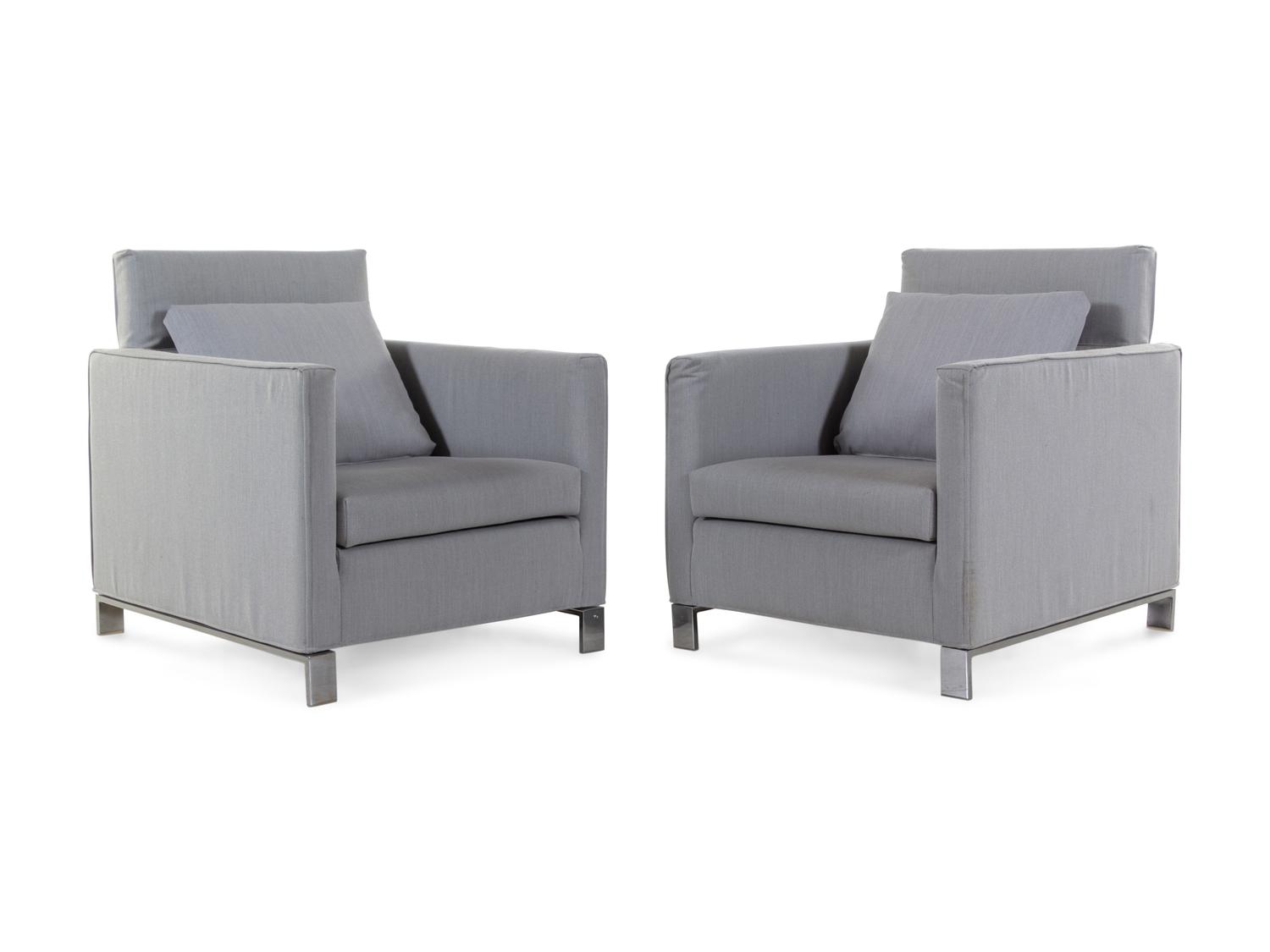 Pair of Moka Lounge Chairs, JOQUER, Spain