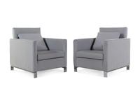 Pair of Moka Lounge Chairs, JOQUER, Spain