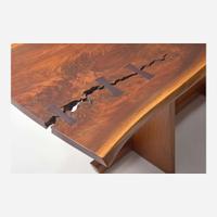 George Nakashima (American, 1905-1990) Fine "Minguren" Dining Table, New Hope, Pennsylvania, 1982