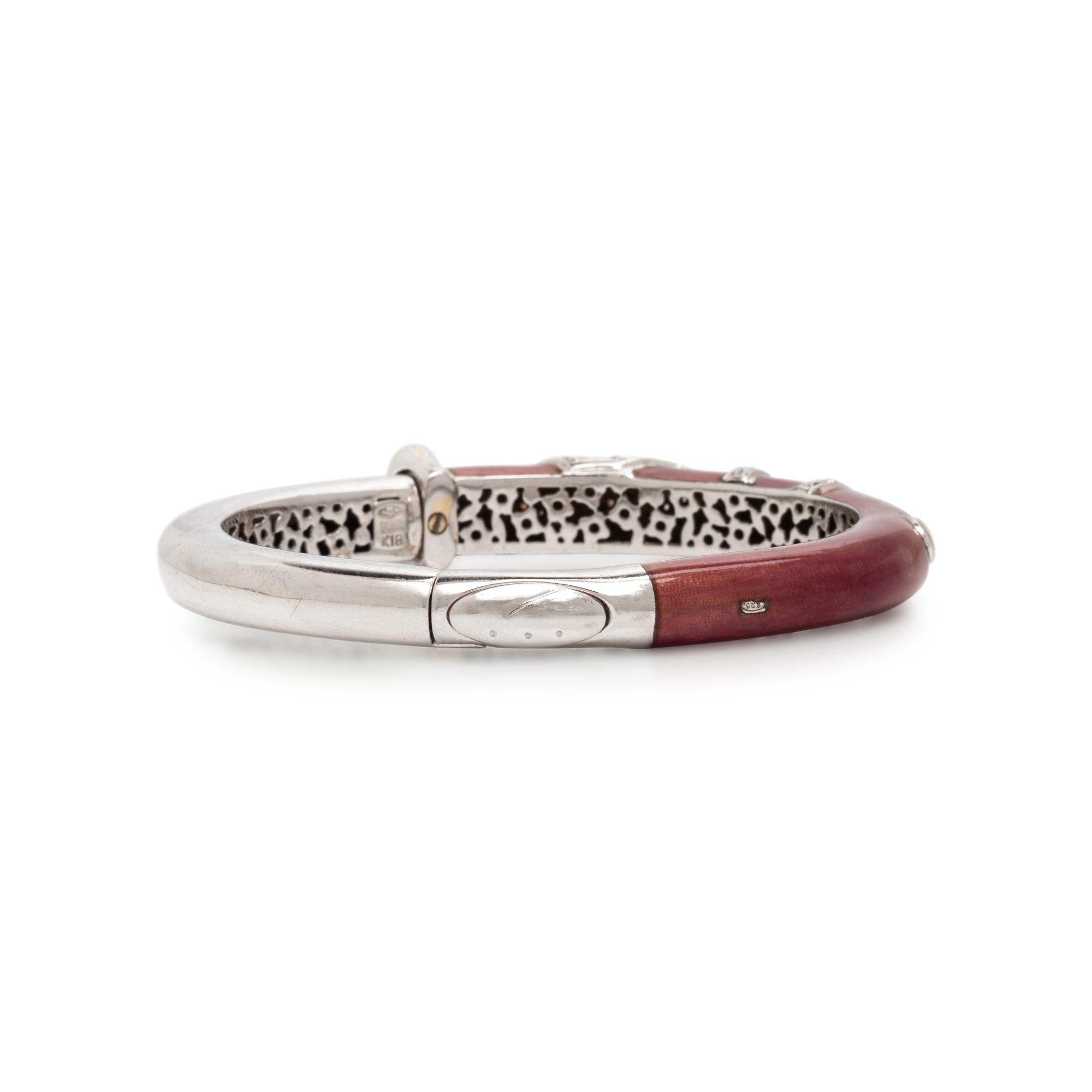 La Nouvelle Bague, Collection of Four Enamel and Diamond Bangles