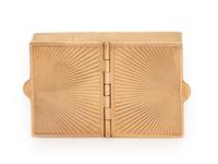 CARTIER, YELLOW GOLD PILL BOX