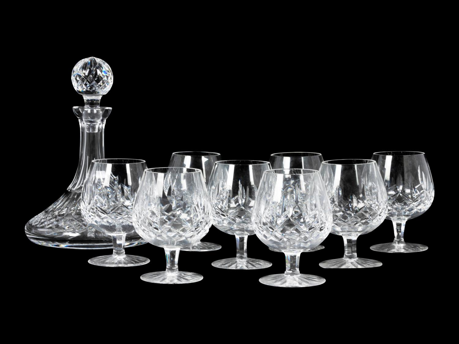A Waterford Decanter and Snifter Set