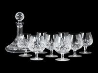 A Waterford Decanter and Snifter Set