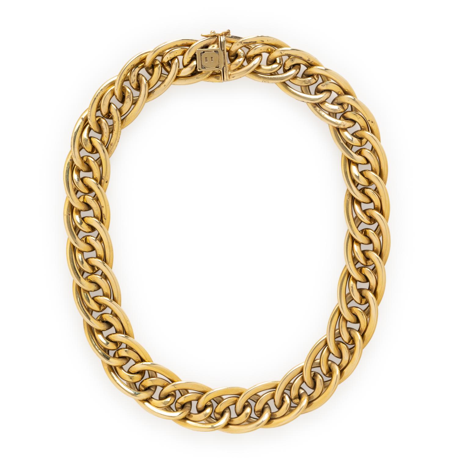 Yellow Gold Chain Necklace