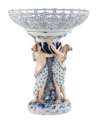 A Meissen Porcelain Centerpiece Basket