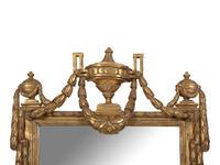 A Pair of Louis XVI Style Giltwood Pier Mirrors