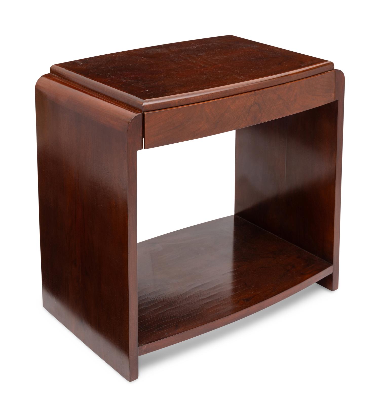 An Art Deco Mahogany Side Table