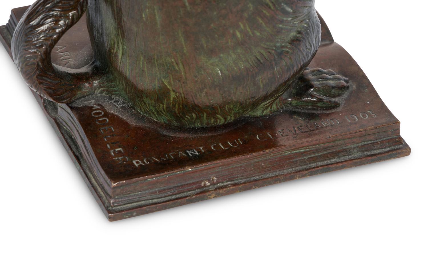 Rowfant Club Bronze Candlestick