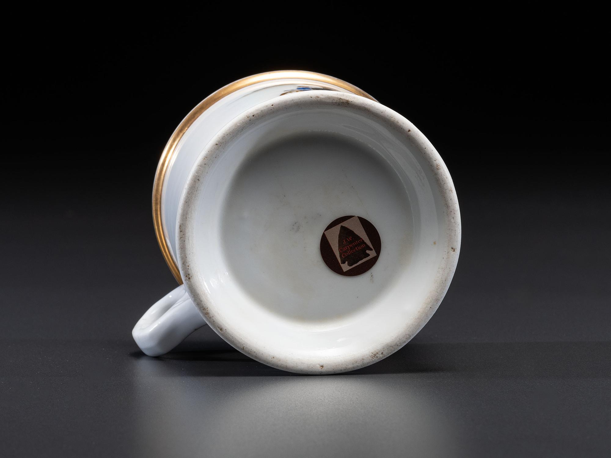 A Firefighter's Porcelain Occupational Shaving Mug