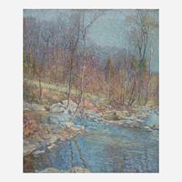 Roy Cleveland Nuse (American, 1885–1975) Cabin Run, Tohickon (Springtime Late and Soon)