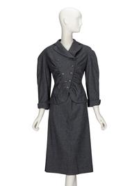 Jean Dessès, Grey Wool Skirt Suit