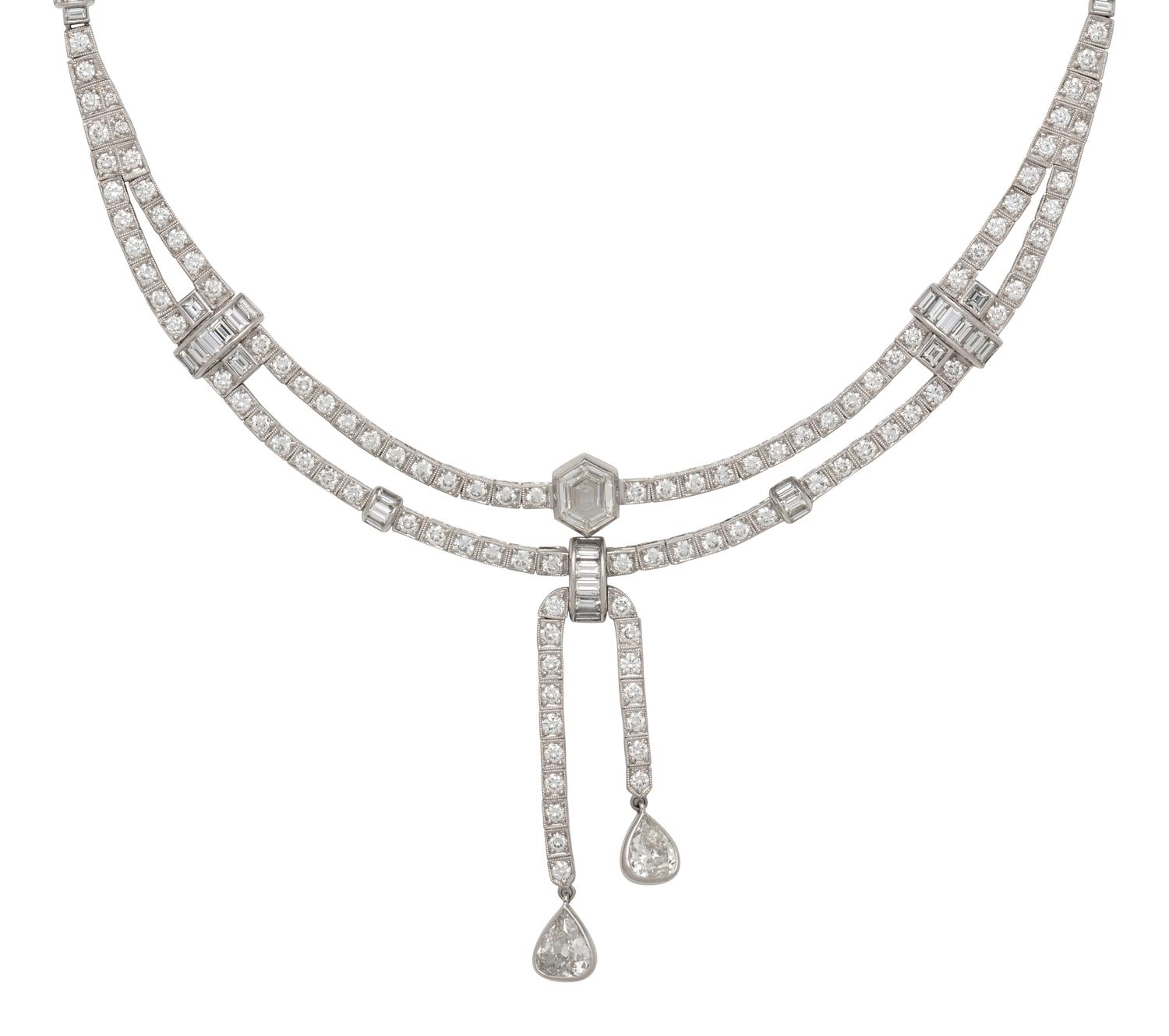 FRED LEIGHTON, DIAMOND NÉGLIGÉE NECKLACE