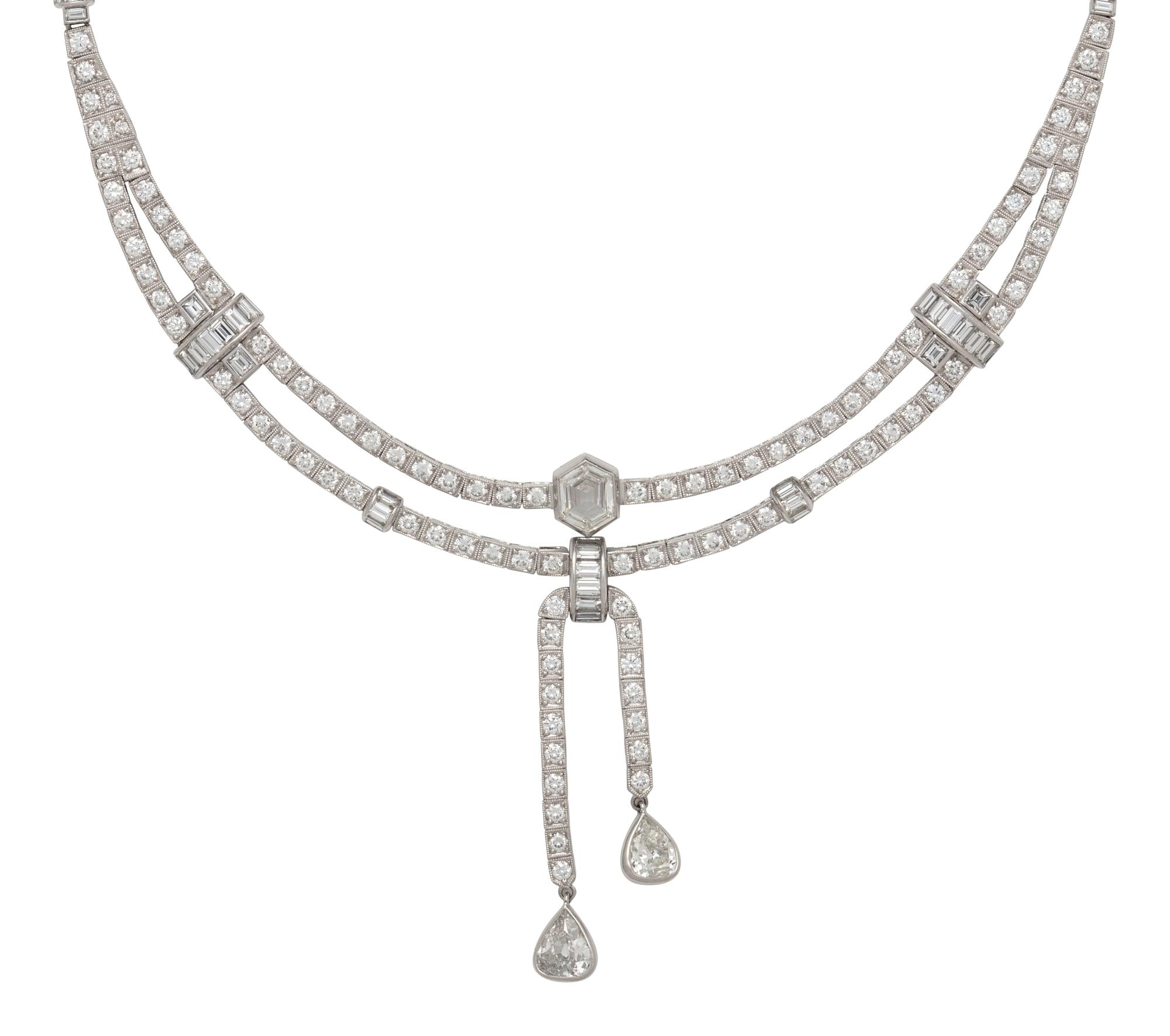 FRED LEIGHTON, DIAMOND NÉGLIGÉE NECKLACE
