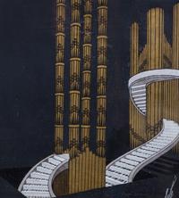Erte, (Russian/French, 1892-1990), Spiral Staircase, 1937