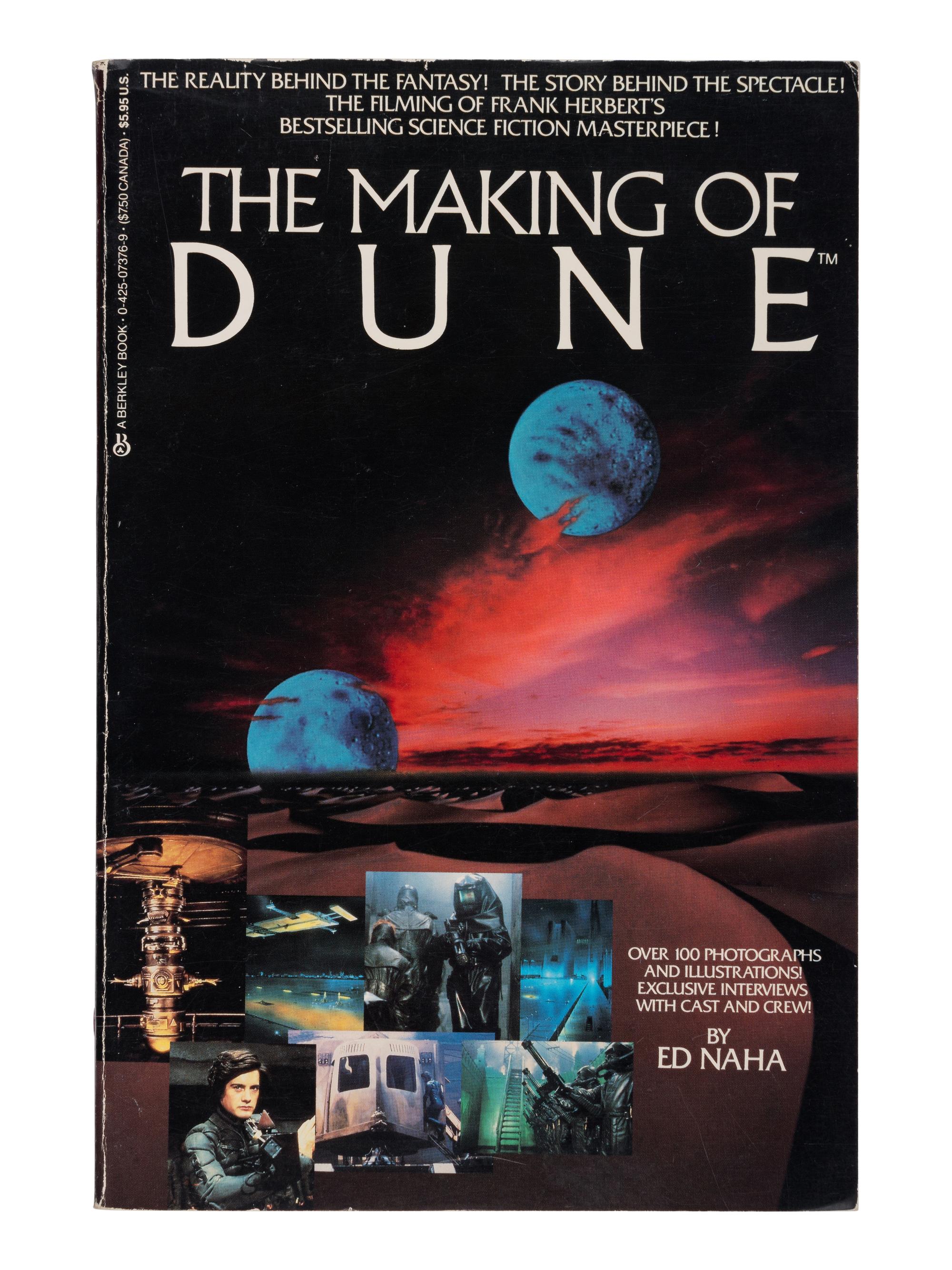 HERBERT, Frank (1920-1986). The Making of Dune . New York: Berkley Books, 1984.