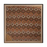 A Chancay Painted Geometric Textile