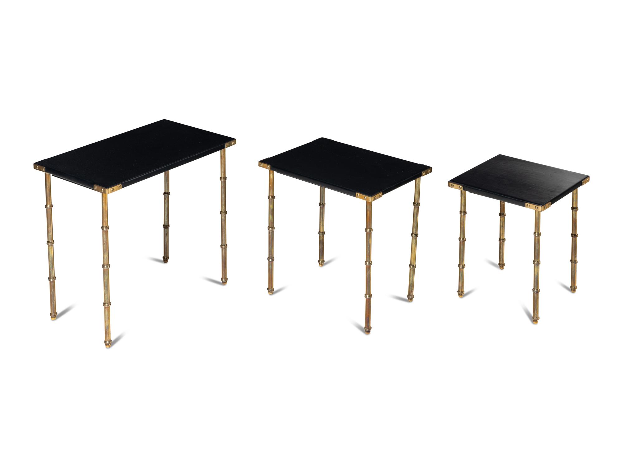 Set of Three Nesting Tables, c. 1950 France