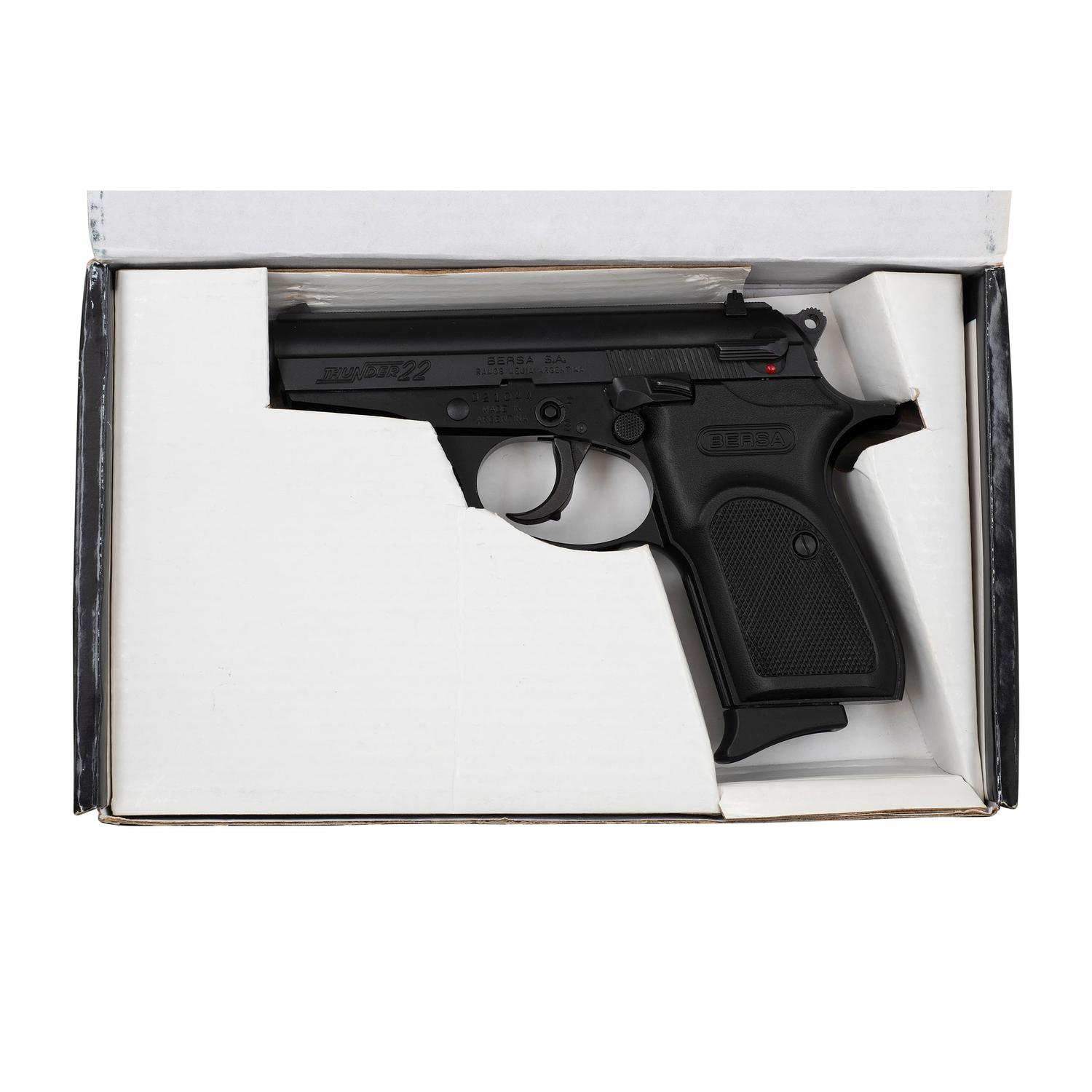 * Lot of Three Bersa Pistols Including Model 83 .380 Caliber, and Bersa Thunder 22 in Box with Accessories