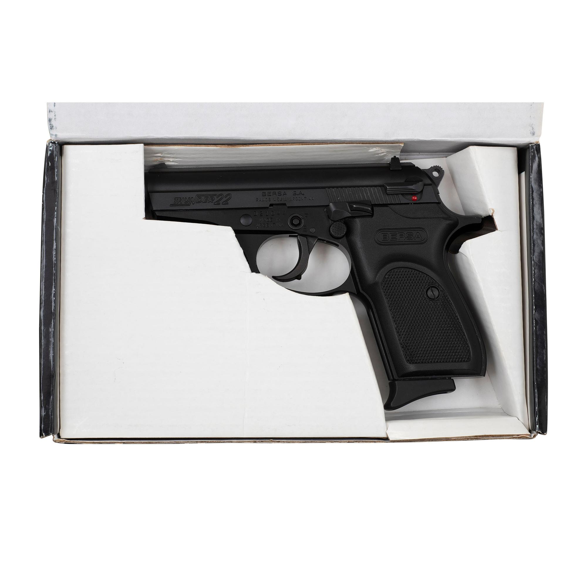 * Lot of Three Bersa Pistols Including Model 83 .380 Caliber, and Bersa Thunder 22 in Box with Accessories