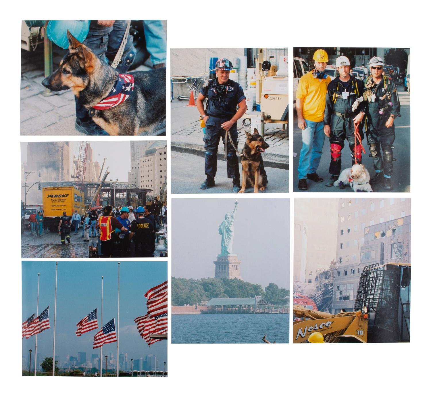 [20TH CENTURY]. Large collection of photographs documenting the aftermath of September 11, 2001.