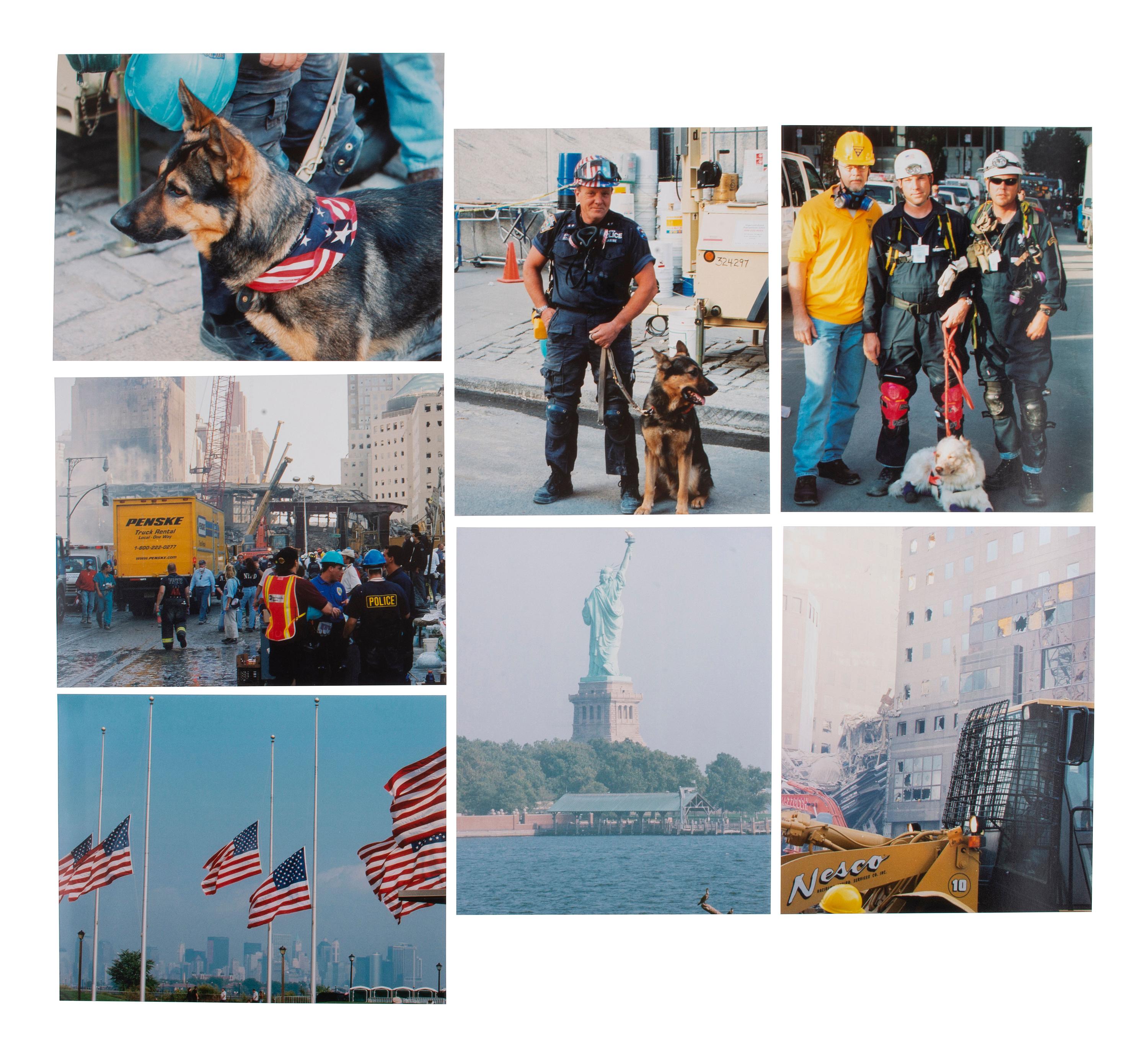 [20TH CENTURY]. Large collection of photographs documenting the aftermath of September 11, 2001.