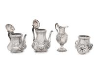 An American Coin Silver Four-Piece Tea and Coffee Service