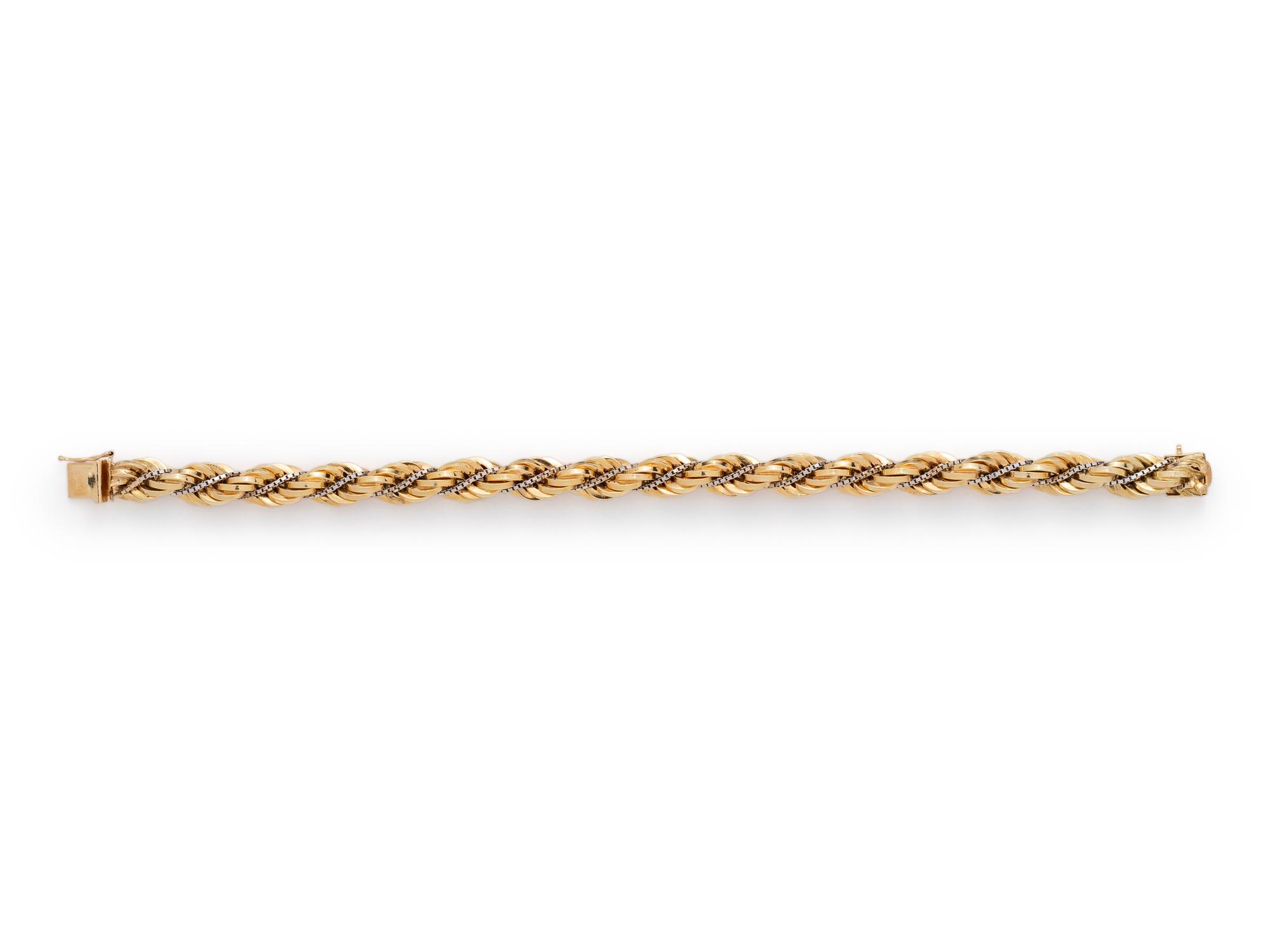 BICOLOR GOLD BRACELET