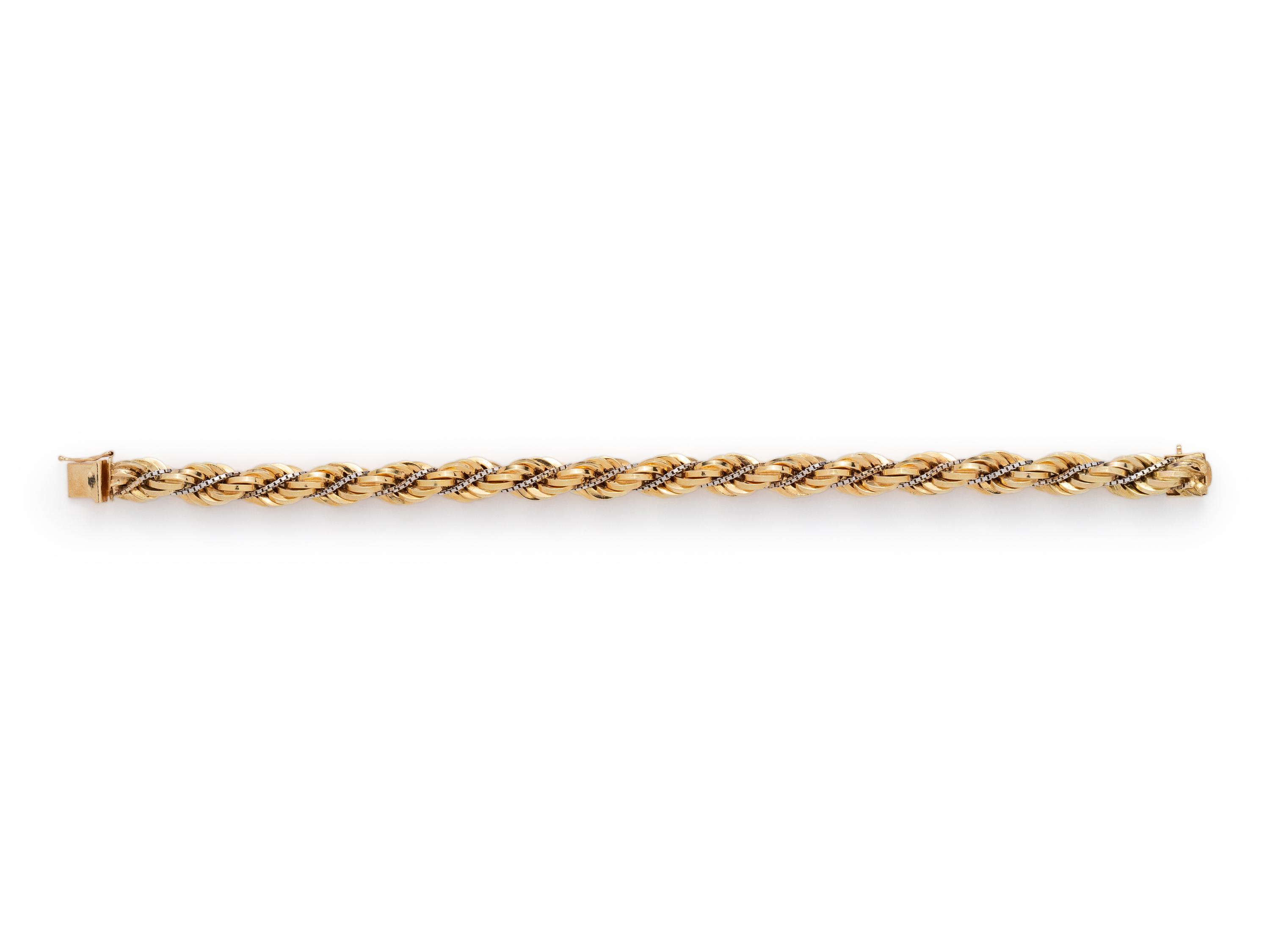 BICOLOR GOLD BRACELET