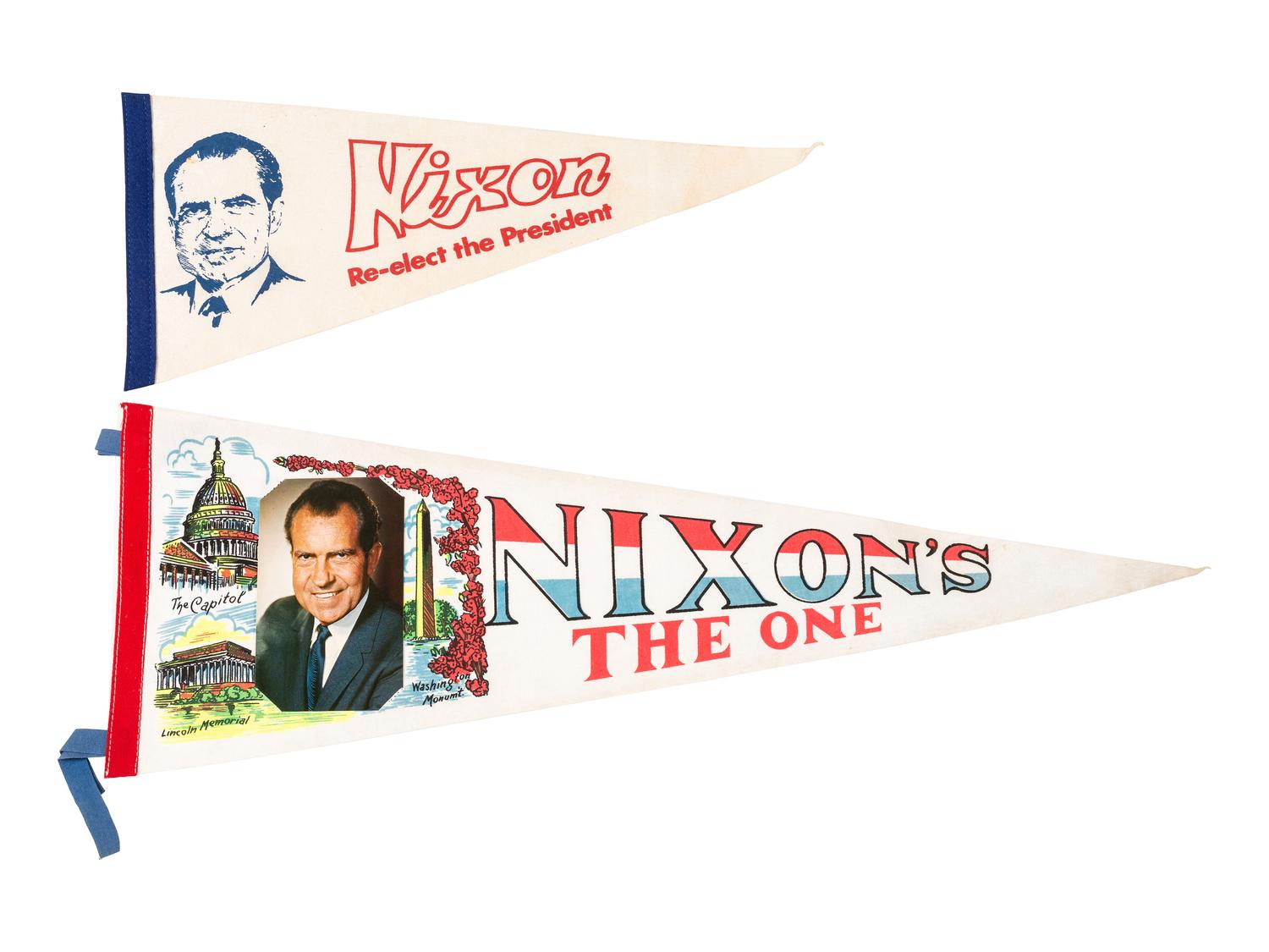 [NIXON, Richard M. (1913-1994)]. Posters, pamphlets, and ephemera from Nixon's political career.