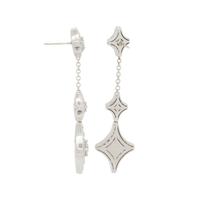 CHIMENTO, DIAMOND AND WHITE GOLD PENDANT EARRINGS