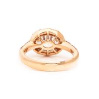 YELLOW DIAMOND AND PINK DIAMOND RING