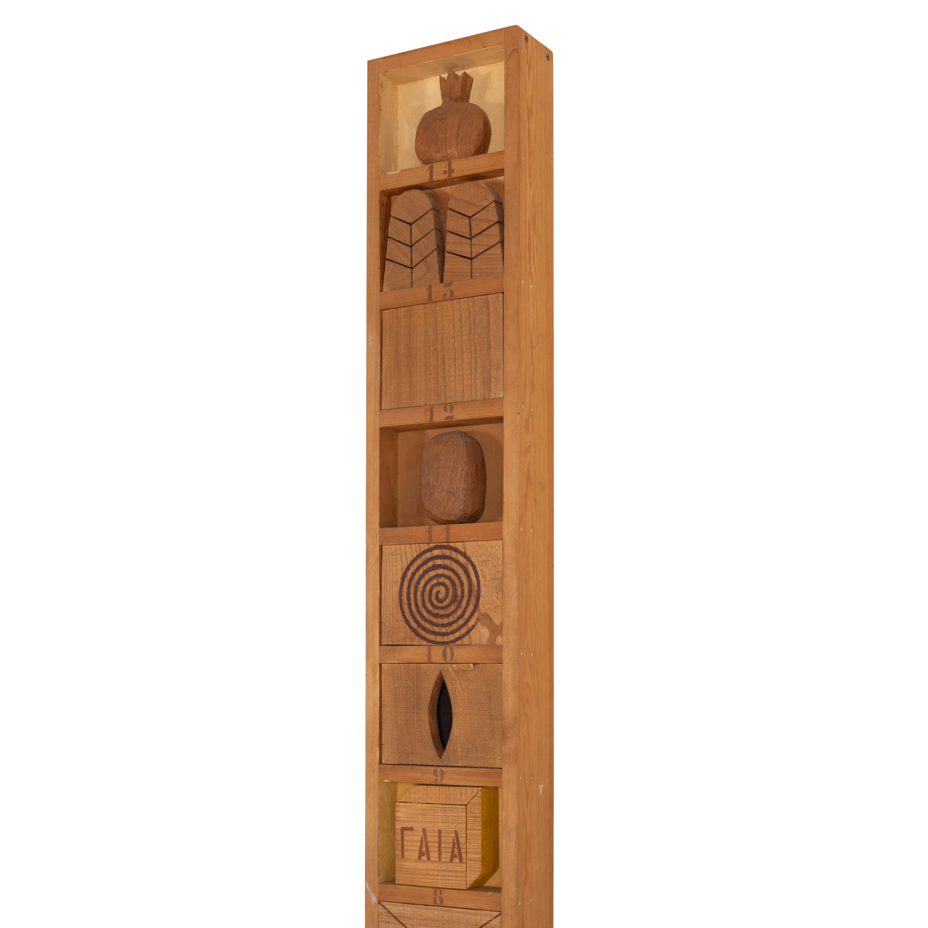 Joe Tilson (British, 1928-2023) — Stele for Kore , 1979