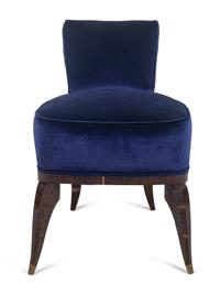 A French Art Deco Macassar Veneered Dressing Table and Chair