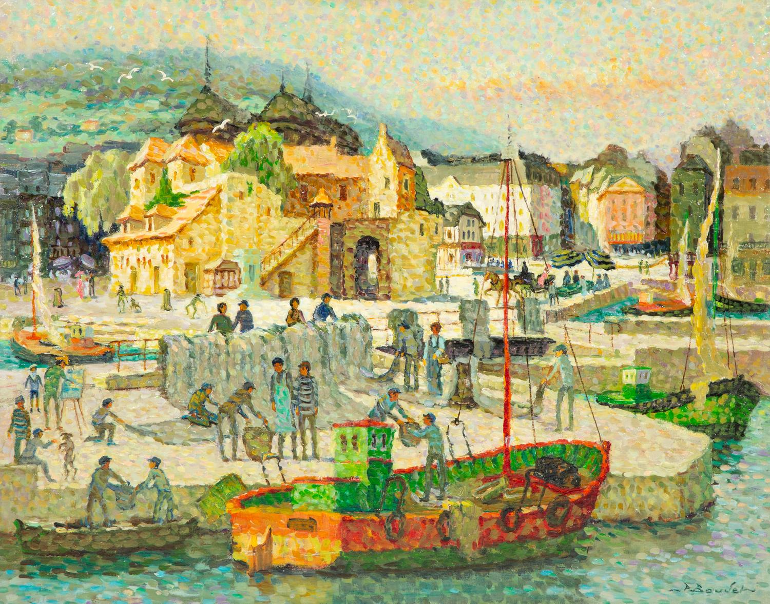 Honfleur, l'aire des raccommodeurs