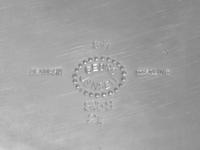 A Georg Jensen Silver Blossom Pattern Serving Tray